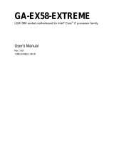 Gigabyte GA-EX58-EXTREME User manual