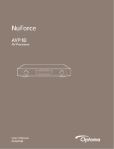 NuForce AVP-18 Owner's manual