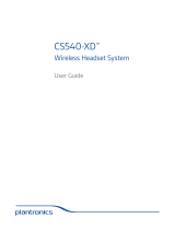 Plantronics CS540 User manual