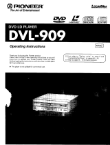 Pioneer DVL-909 Owner's manual