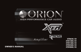 Orion XTR650.1D Owner's manual