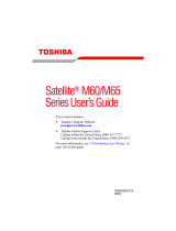 Toshiba M60-S811TD User manual