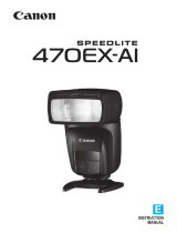 Canon Speedlite 470EX-AI User manual
