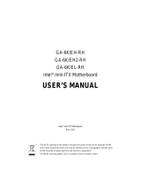Gigabyte GA-6KIEH2-RH User manual