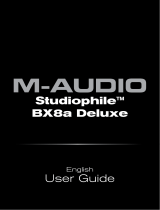 M-Audio Studiophile BX8a Deluxe User manual