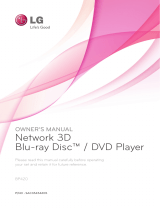 LG BP420 Owner's manual