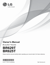 LG BR625T Owner's manual