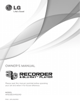 LG HR558D Owner's manual