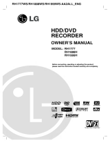 LG RH1777 Owner's manual