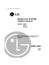 LG XC62 Owner's manual