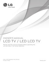 LG 32LV355C User manual
