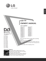 LG 26LU50FD User manual