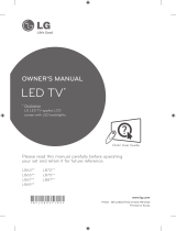 LG 50LB650T User manual