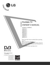 LG 60PG70FD Owner's manual