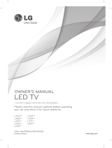 LG 55LA6910 Owner's manual