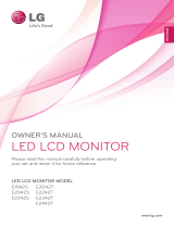 LG E2042T-BN User manual