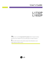 LG L1932P-SN Owner's manual