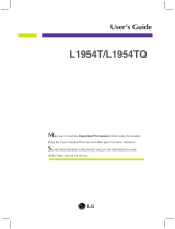 LG L1954TQ-PF User manual
