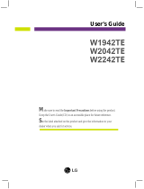 LG W1942TE-BF User manual