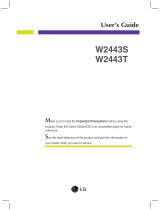 LG W2243T User manual
