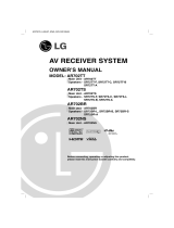 LG AR702NS-AD Owner's manual