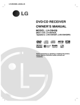 LG LH-D6430A Owner's manual