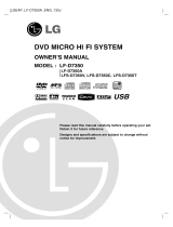 LG LF-D7350A Owner's manual