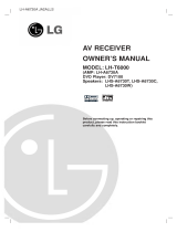 LG LH-T6000 Owner's manual