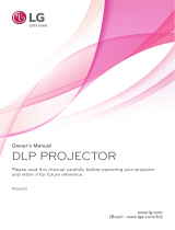 LG Mini Projecteur LED LG PG60G User manual