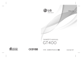 LG GT400.APOLBK User manual