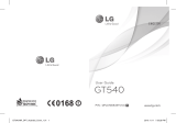LG GT540.ASEATS User manual