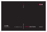 LG KF750.AVDFBK User manual