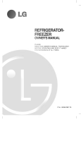 LG GR-432SFA Owner's manual