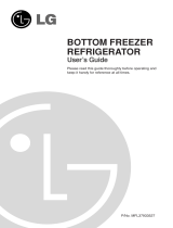 LG Bottom freezer refrigerator User manual