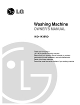 LG WD-14333AD Owner's manual