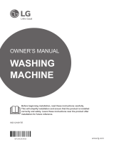 LG WD1216HTE Owner's manual
