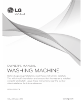 LG WD14060SD6 Owner's manual