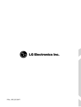 LG WD-14440TDS Owner's manual
