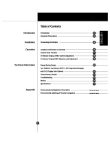 LG FLATRON LCD 575LE(LB575BE) Owner's manual