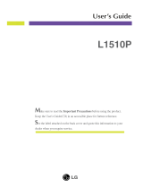 LG L1510P User manual