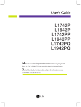 LG L1942P-SS User manual