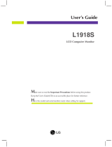 LG L1918S-SN User manual