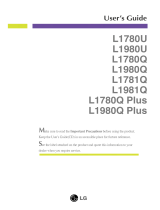 LG L1980Q-plus User manual