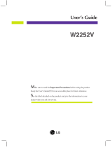 LG W2252V-PF User manual