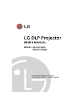 LG RD-JT20 User manual