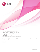 LG 55LN549E User manual