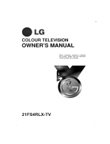 LG 21FS4RLX Owner's manual