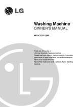 LG WD-CD1412W Owner's manual