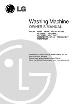 LG WF-750 Owner's manual
