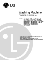 LG WFS65A37ACT Owner's manual